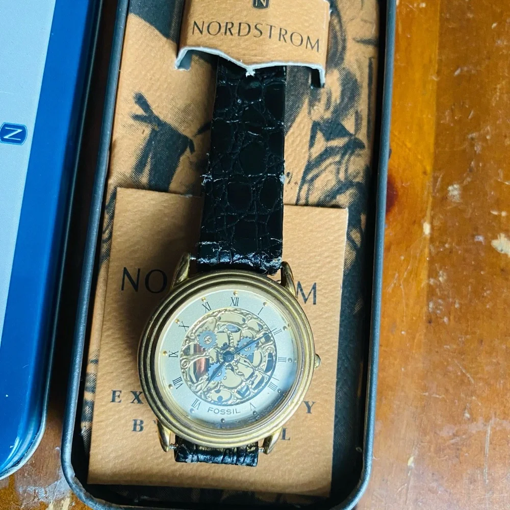 1995 SKELETON FOSSIL WATCH SK-4901